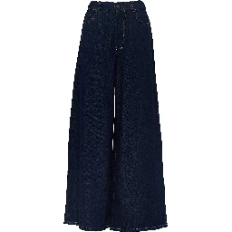 Jeans Zattera In Denim Indaco