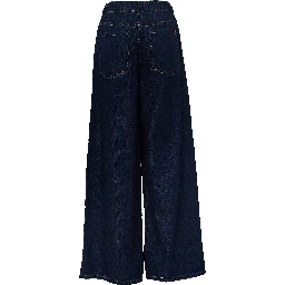 Jeans Zattera In Denim Indaco