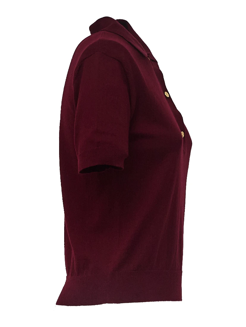 Polo Pomposa In Cotone, Seta, Cashmere