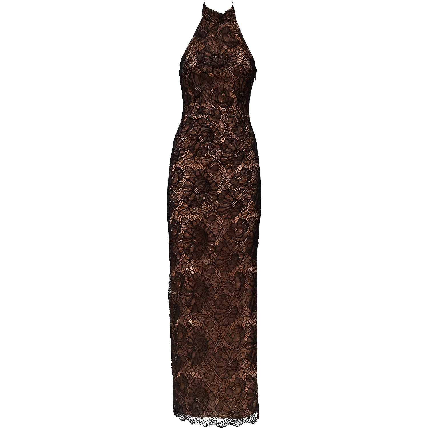 Kasia Lace Halterneck Dress