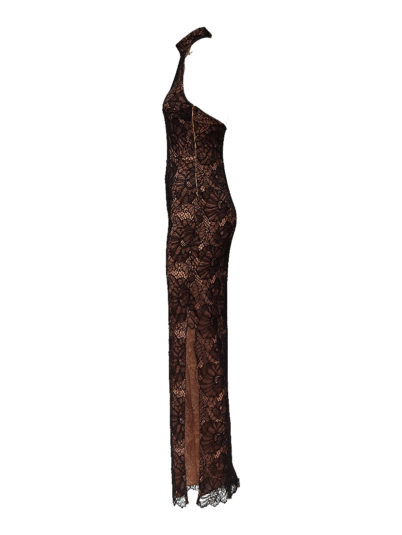 Kasia Lace Halterneck Dress