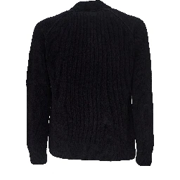 Chenille Cotton Polo Sweater