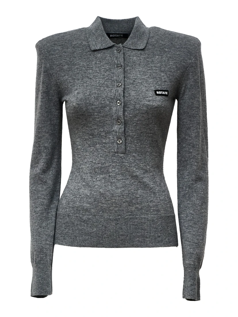 Stini Wool Longleeve Polo
