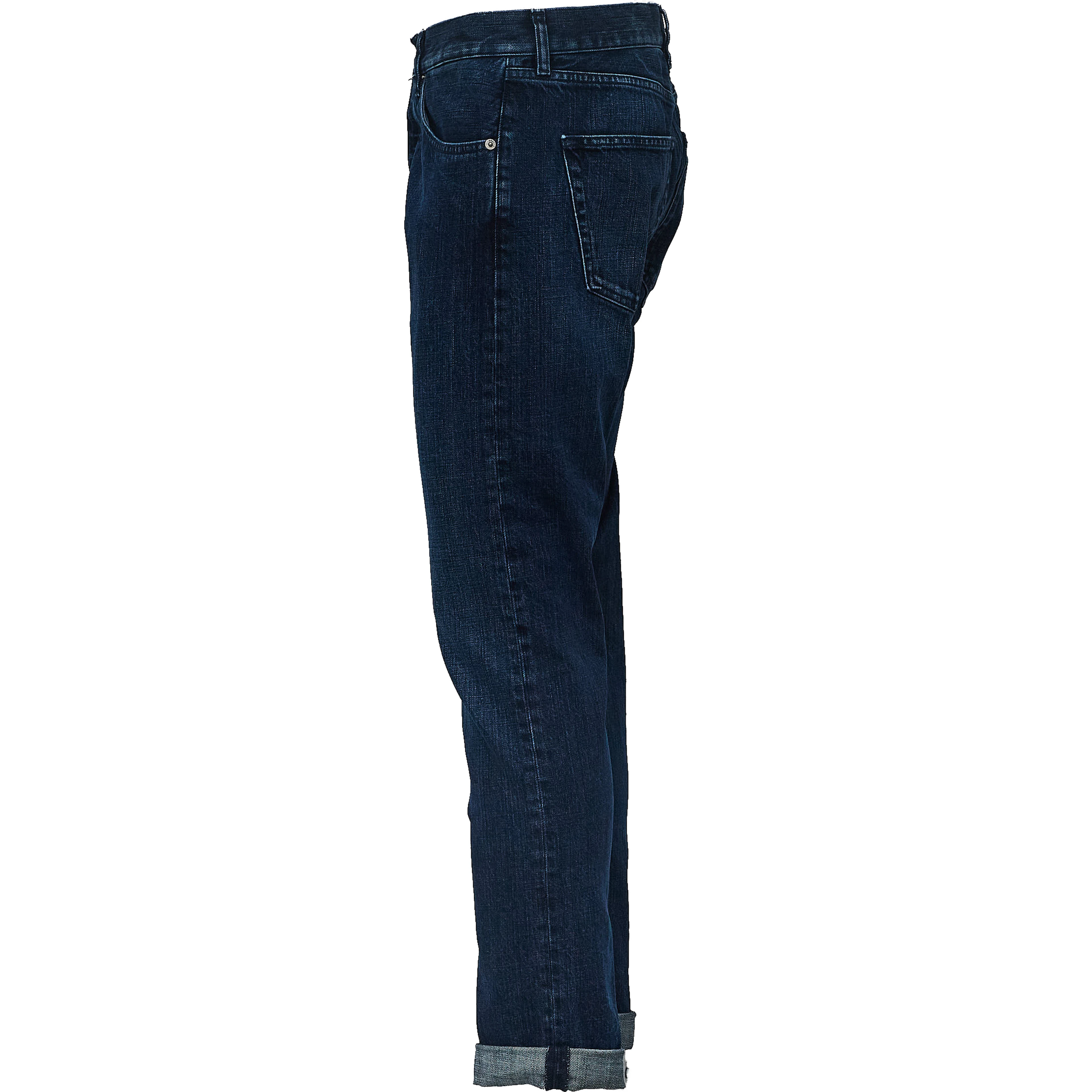Jeans Icon Slim Fit In Blue 12.5 Oz Cross Rigid Denim