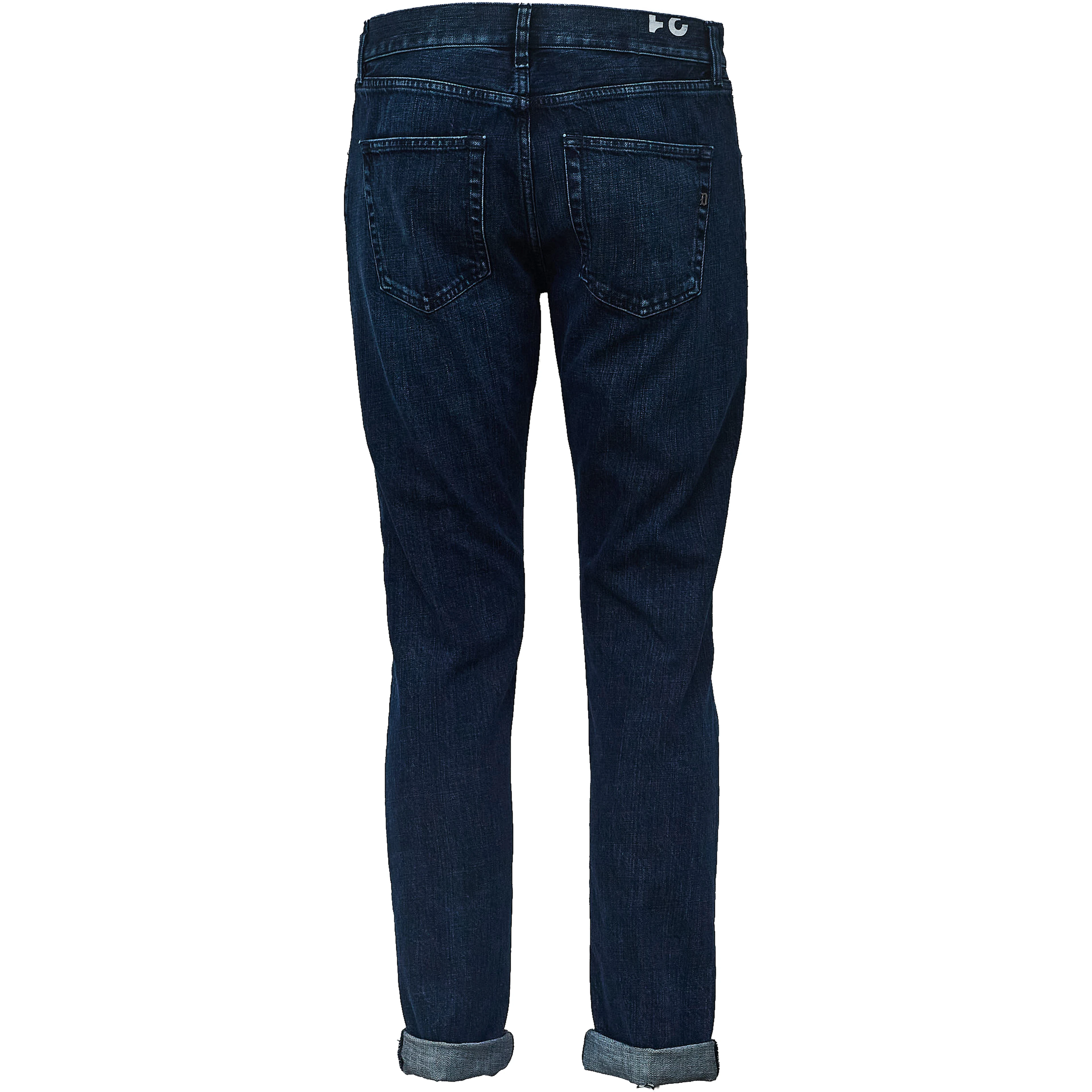 Jeans Icon Slim Fit In Blue 12.5 Oz Cross Rigid Denim