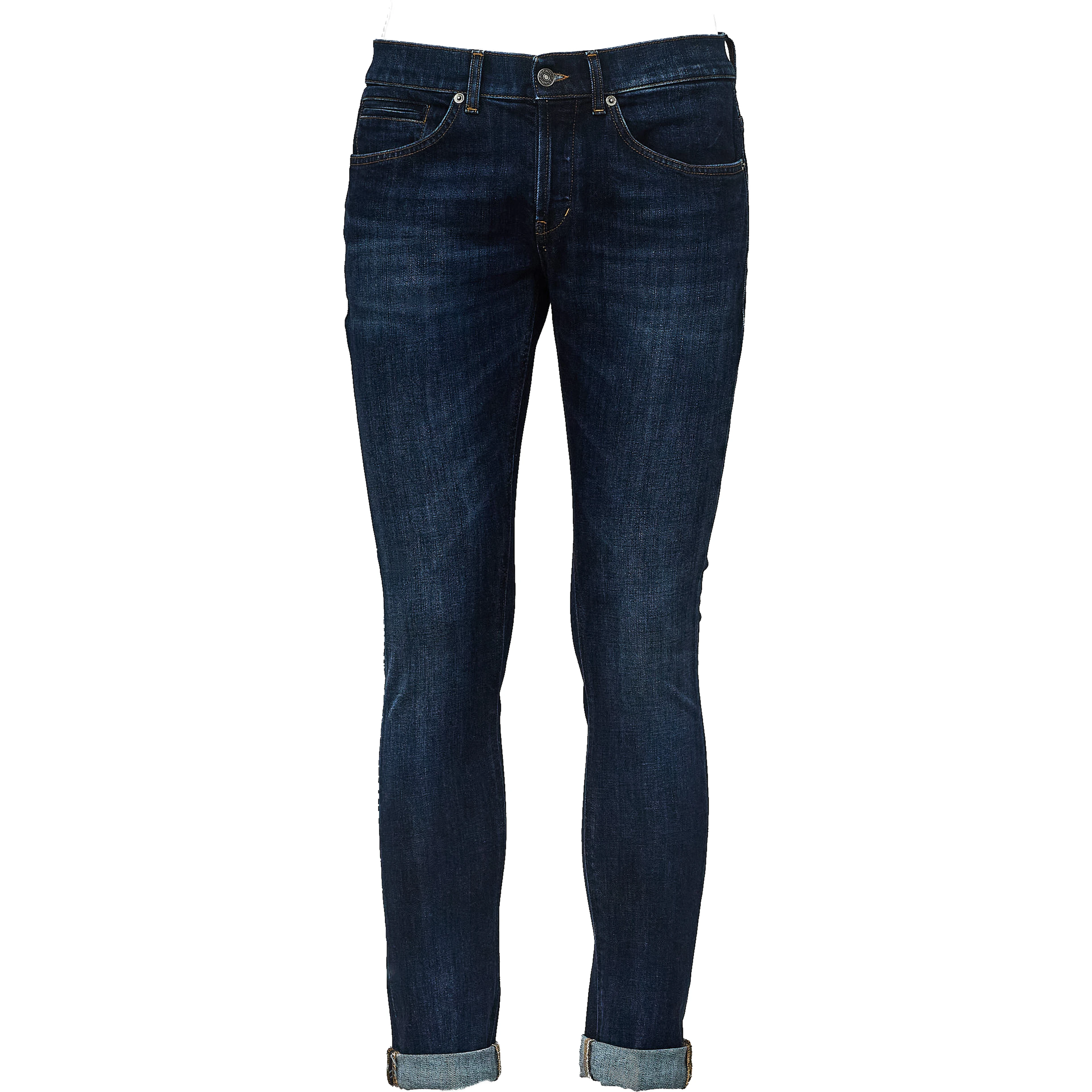 Jeans George Slim Fit In 14 Oz Blue Comfort Denim