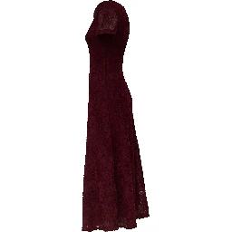 Dollarina Flower Mesh Flared Dress