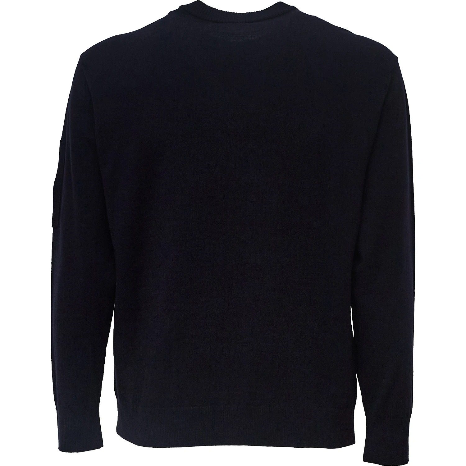 Extrafine Merino Wool Lens Crewneck Sweater