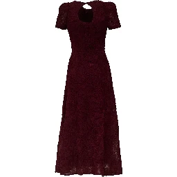 Dollarina Flower Mesh Flared Dress