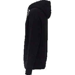 Brushed And Emerized Diagonal Fleece Hooded Logo Sweatshirt