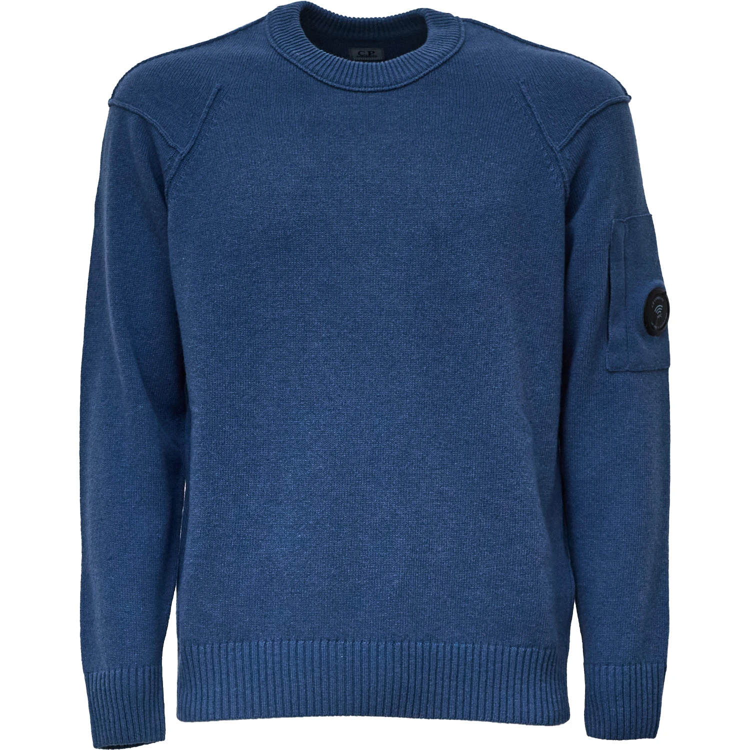 Lambswool Grs Crewneck Lens Sweater