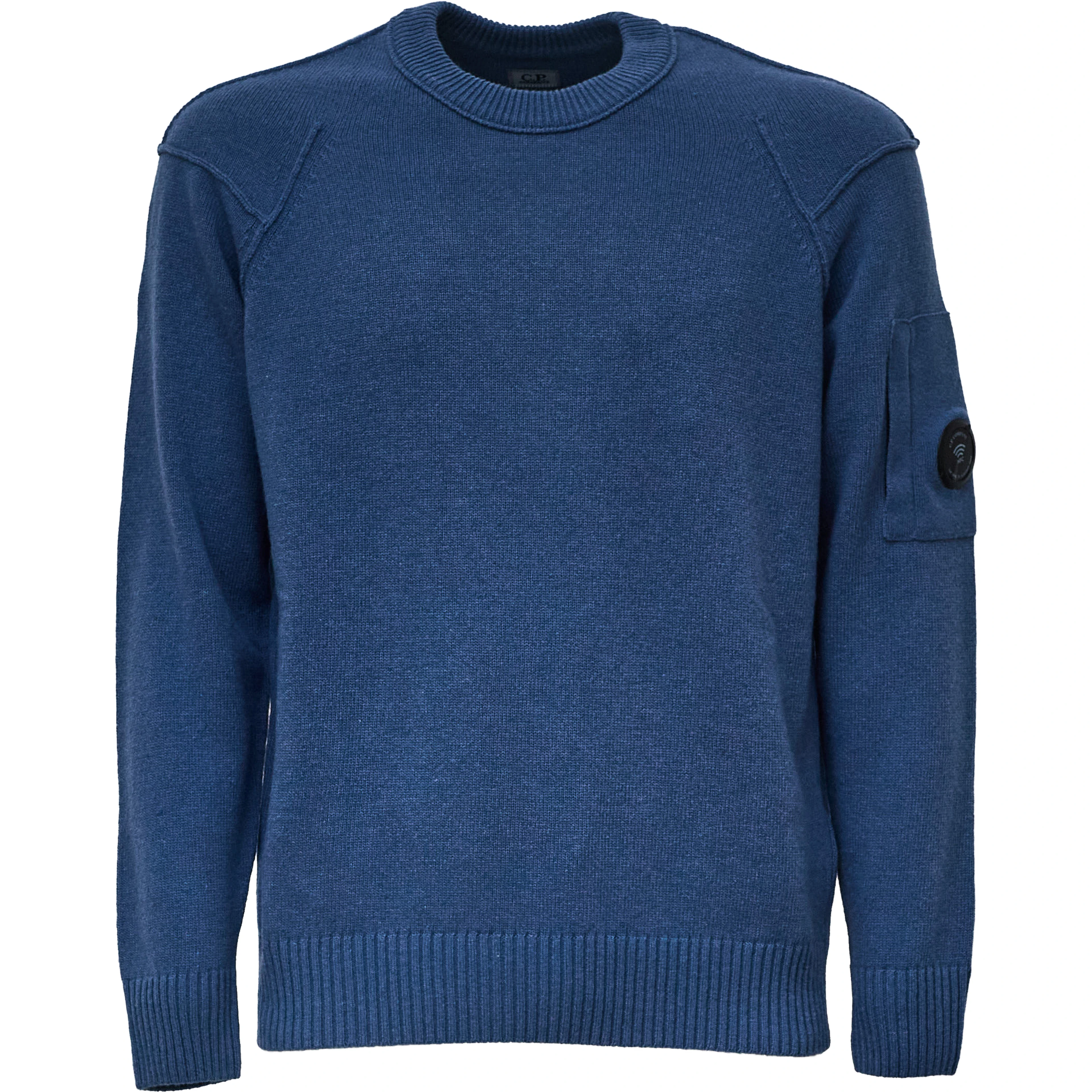 Lambswool Grs Crewneck Lens Sweater