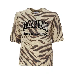 Graphic Wool Printed Tee