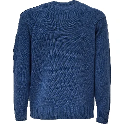 Lambswool Grs Crewneck Lens Sweater