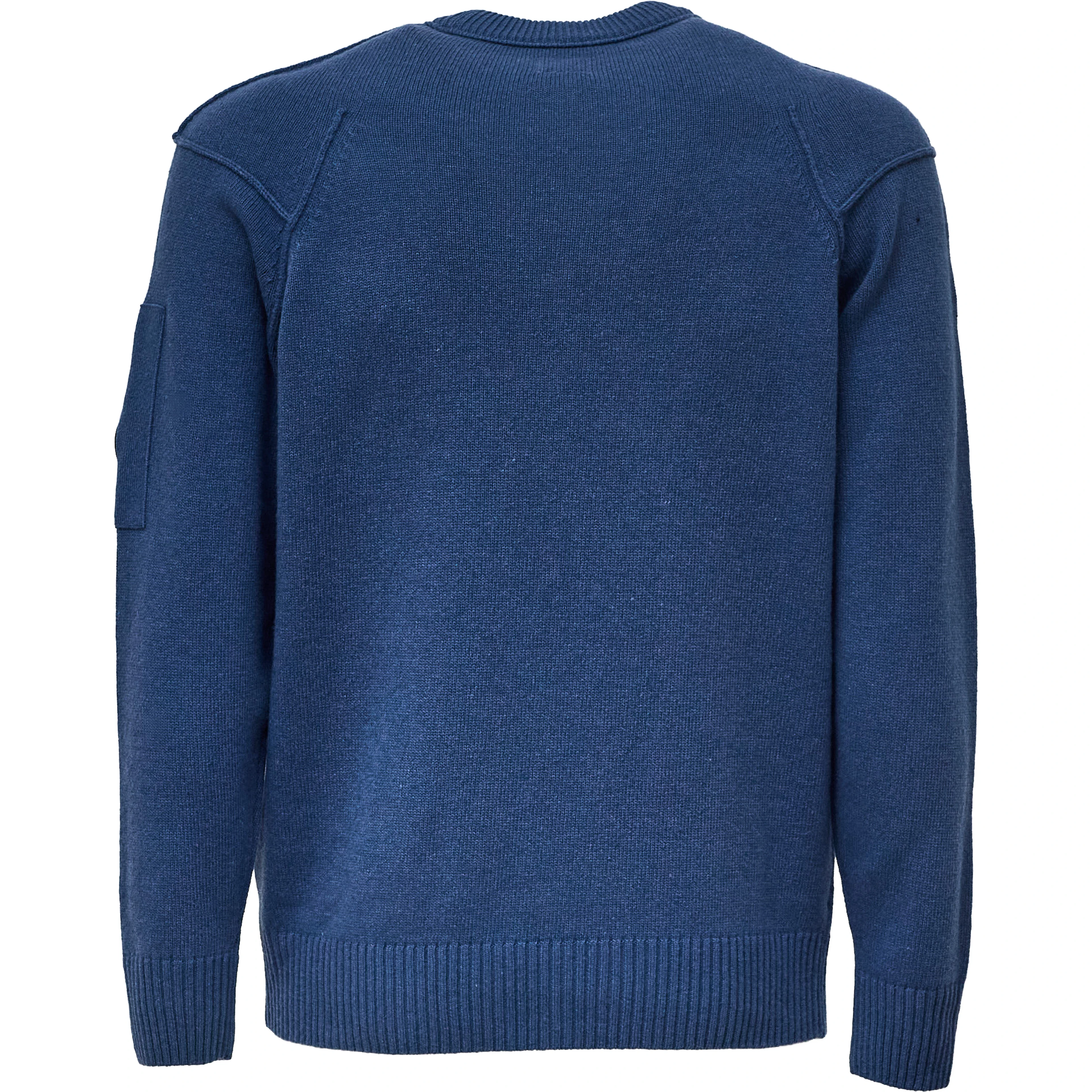Lambswool Grs Crewneck Lens Sweater