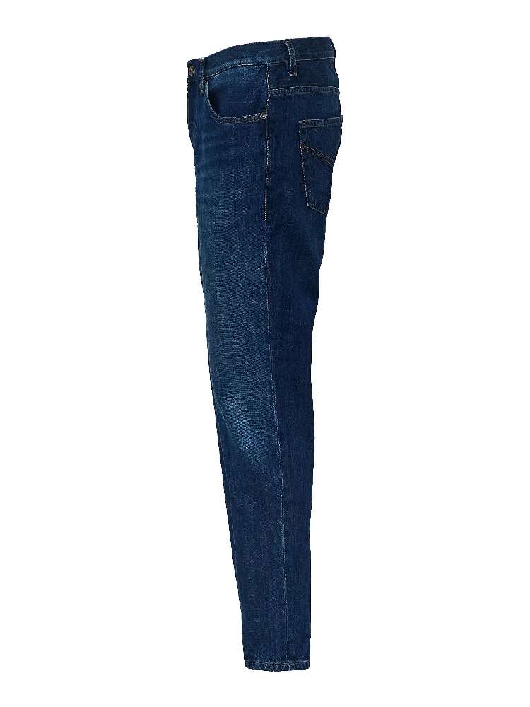 Jeans Brighton Carrot Cut In Blue 12.5 Oz Rigid Denim alternative