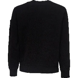 Brushed And Emerized Diagonal Fleece Crewneck Lens Sweatshirt