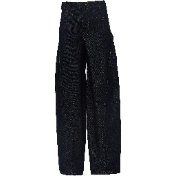 Indigo Denim Cargo Jeans