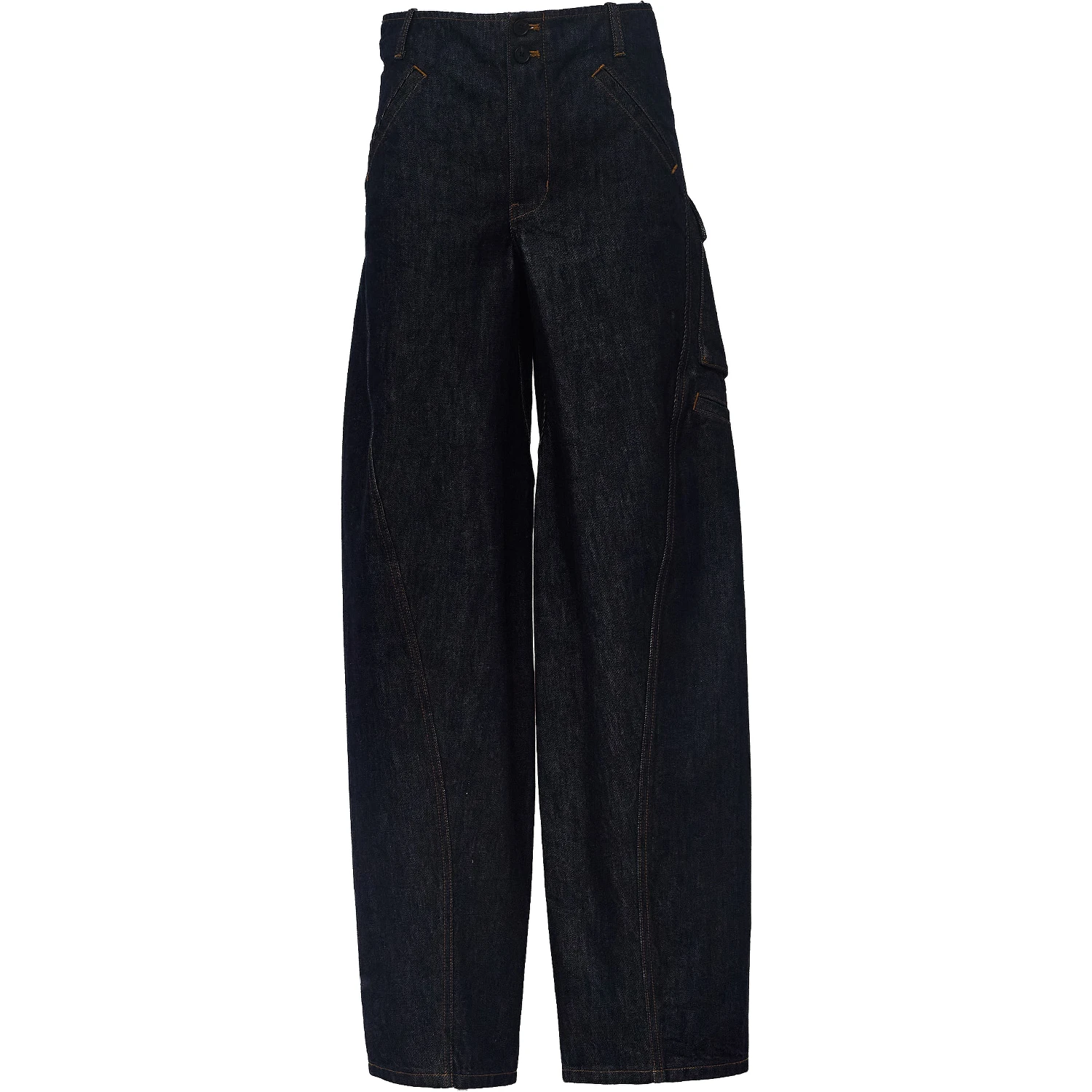 Indigo Denim Cargo Jeans