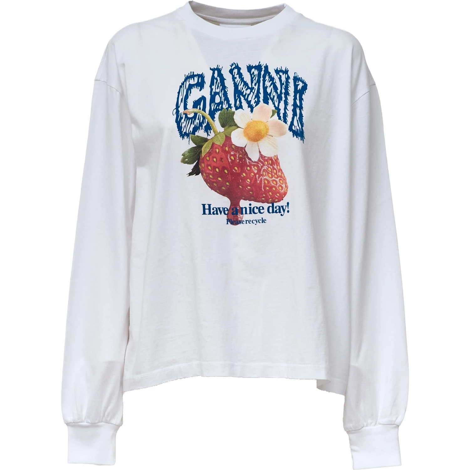 Basic Cotton Jersey Longsleeve Strawberry