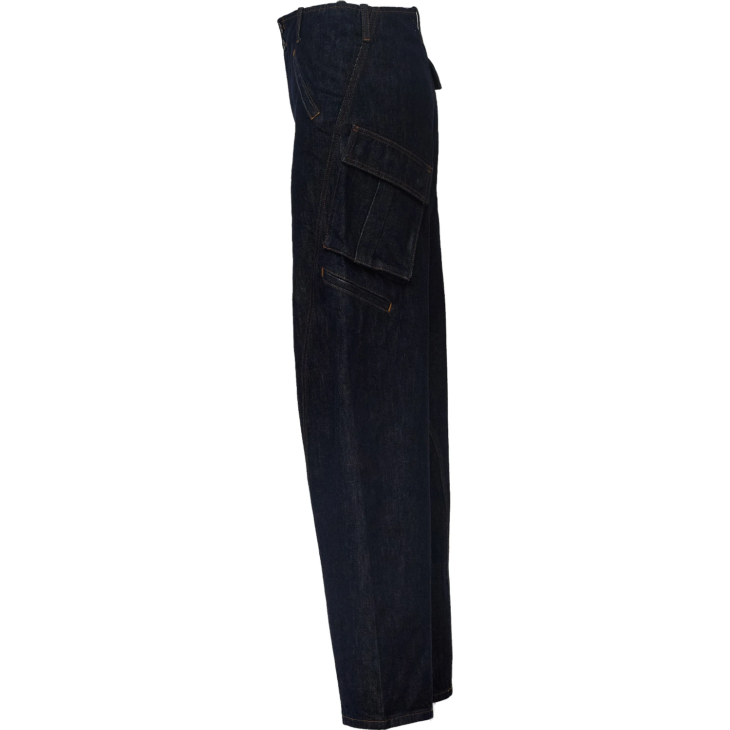 Indigo Denim Cargo Jeans