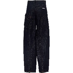 Indigo Denim Cargo Jeans
