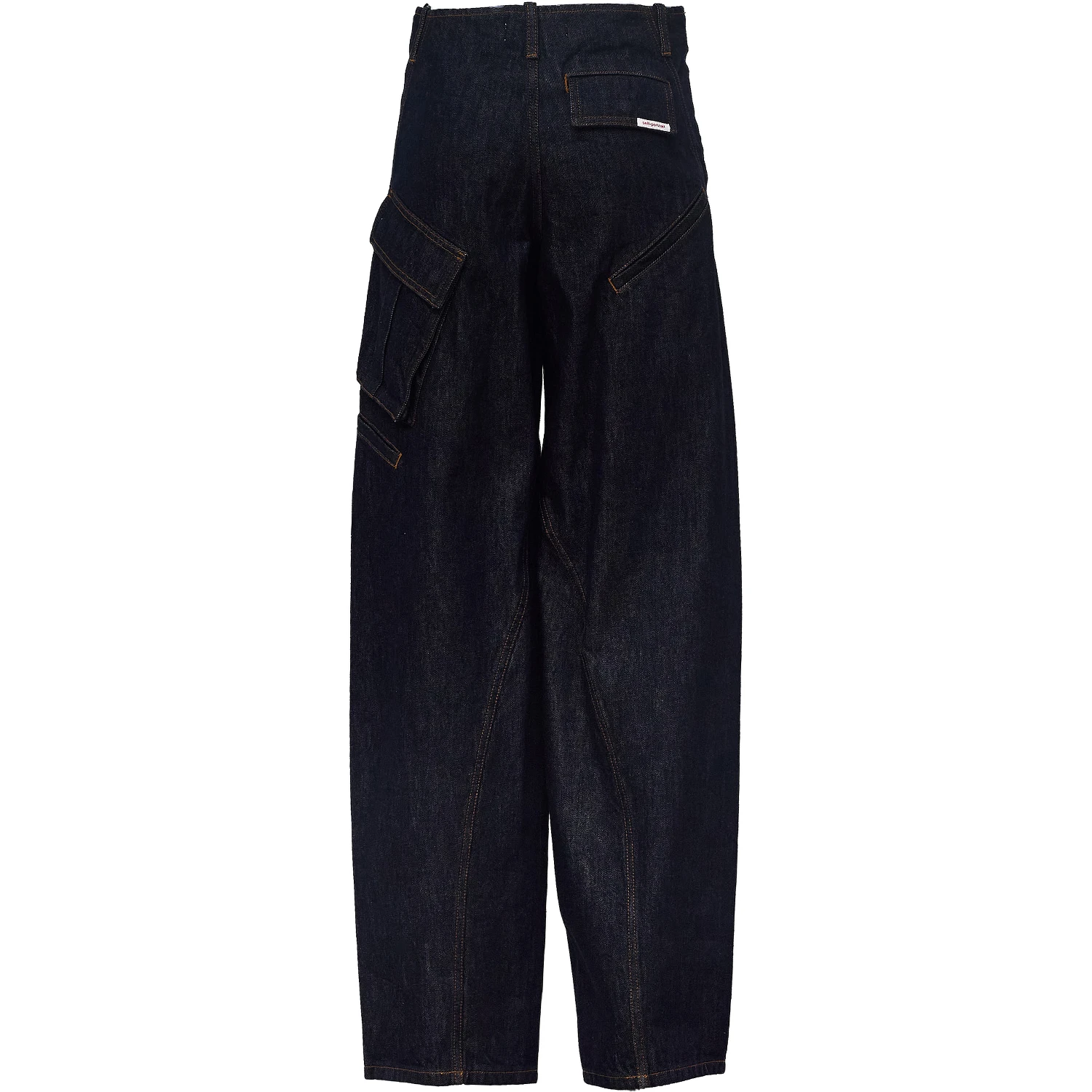 Indigo Denim Cargo Jeans
