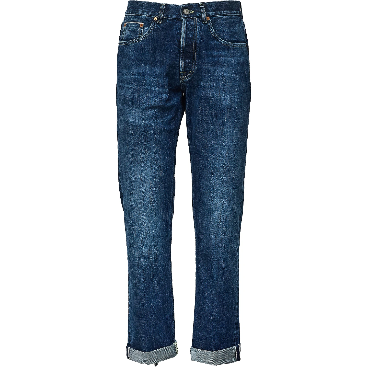 Jeans Bray Regular Fit In Blue 14 Oz Rigid Selvedge Denim