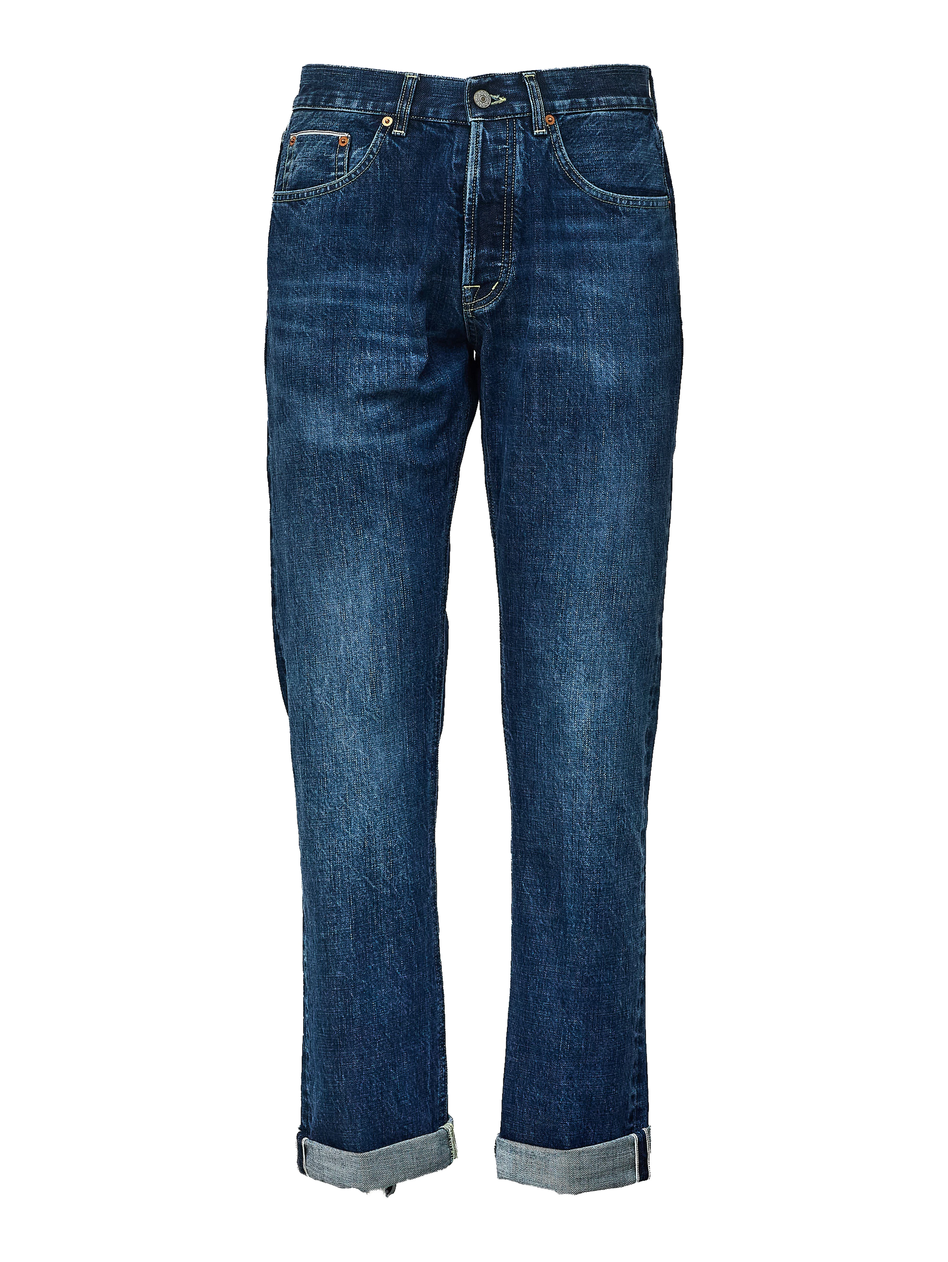 Jeans Bray Regular Fit In Blue 14 Oz Rigid Selvedge Denim