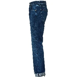 Jeans Bray Regular Fit In Blue 14 Oz Rigid Selvedge Denim