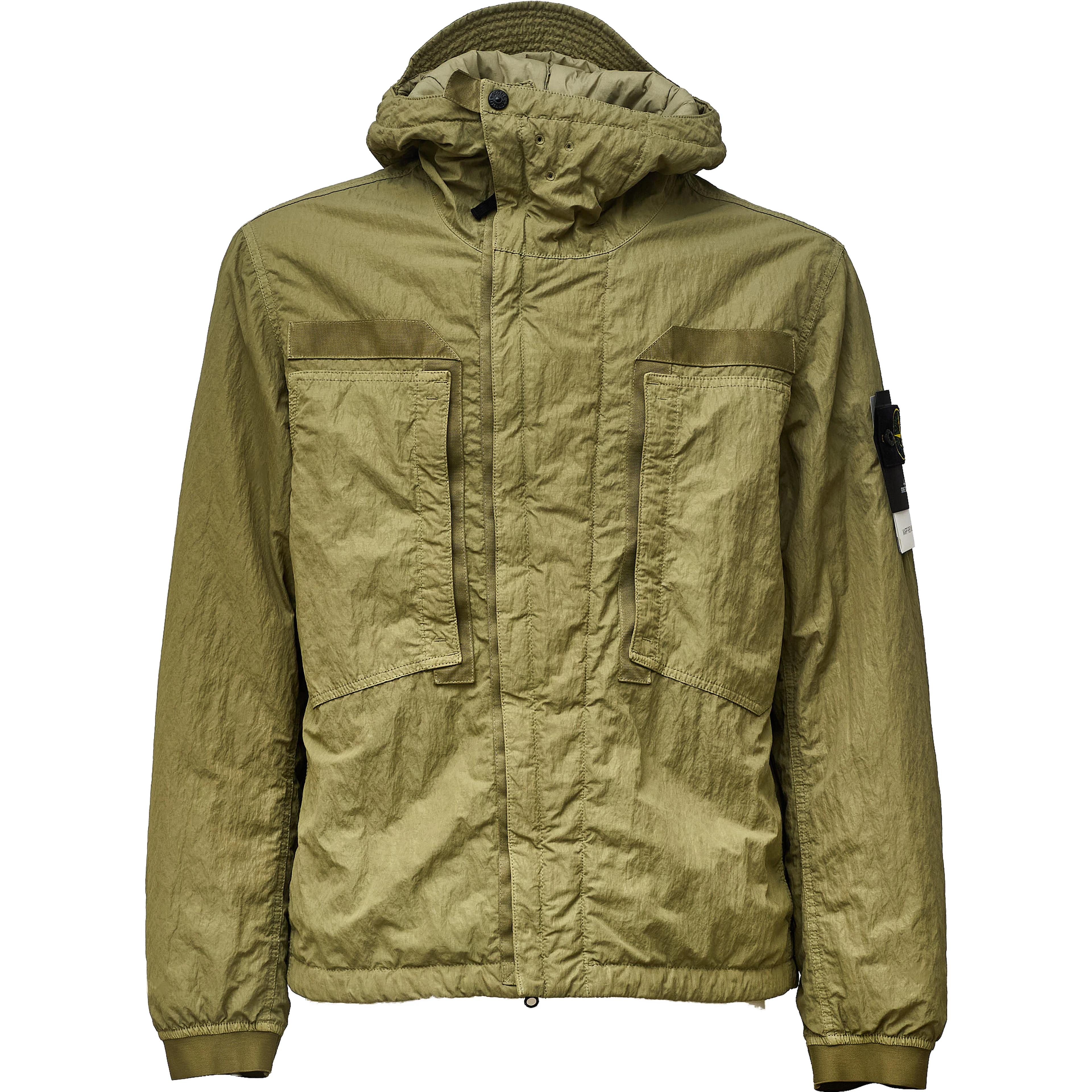 Parka Corto Warp Rib Nylon-Tc