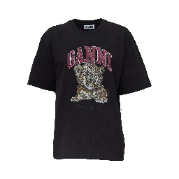 Heavy Cotton Jersey Tiger Caviar