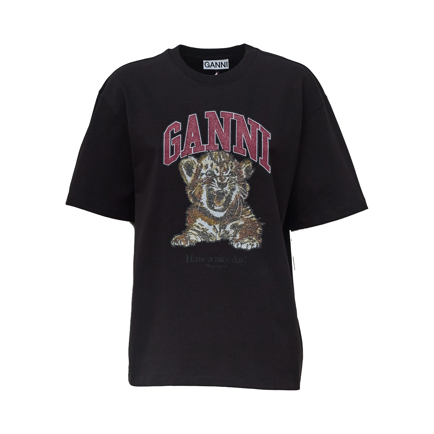 Heavy Cotton Jersey Tiger Caviar