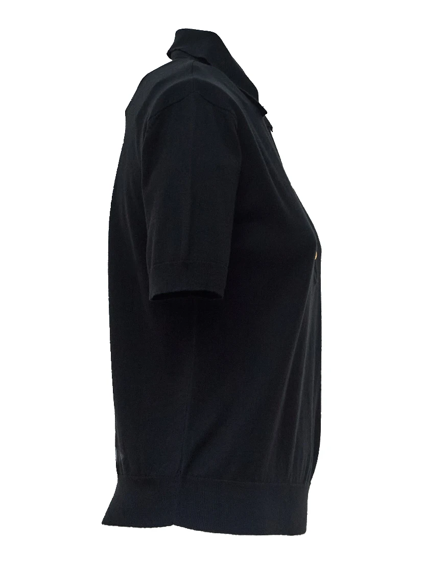 Polo Pomposa In Cotone, Seta, Cashmere