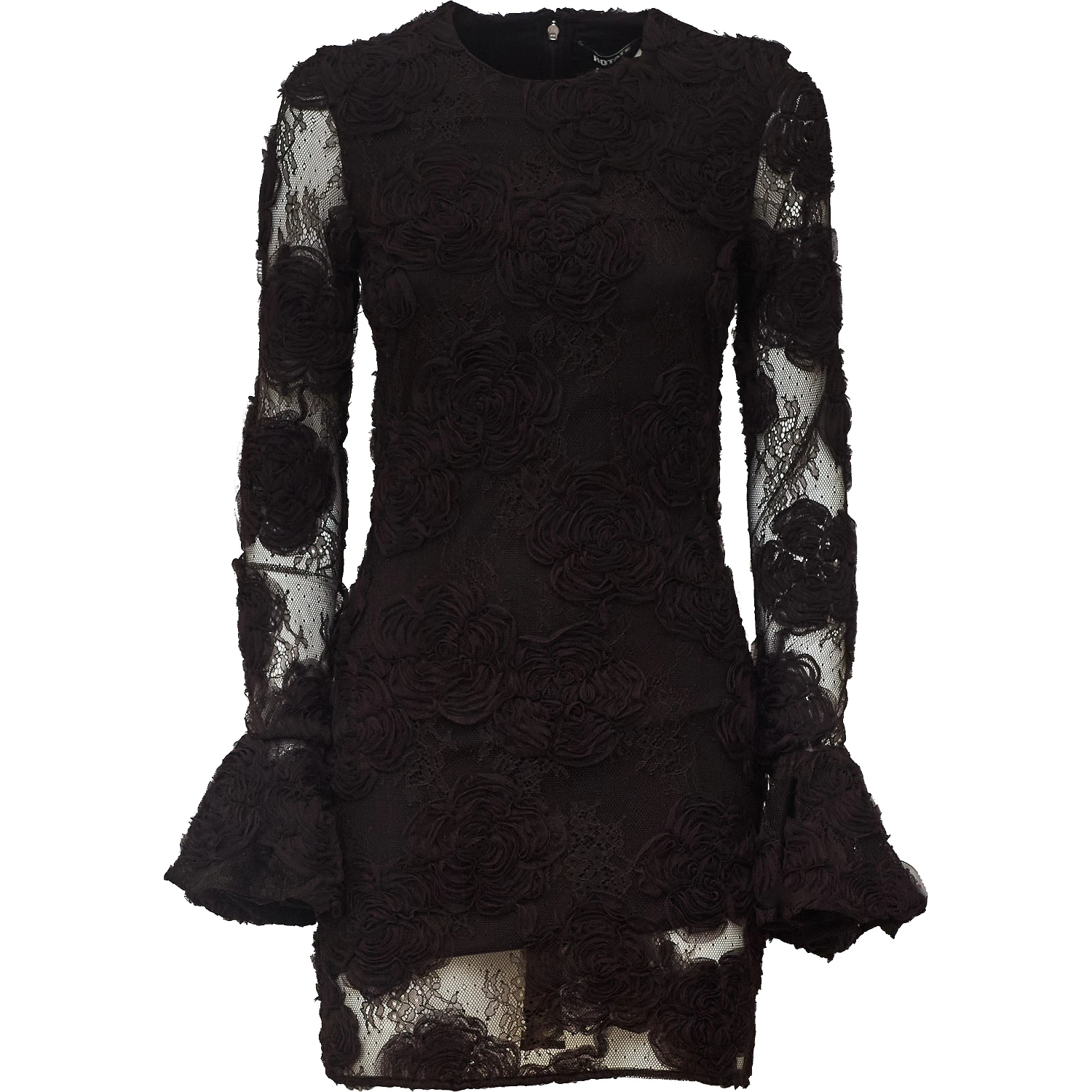 Rositana 3D Flower LS Mini Dress