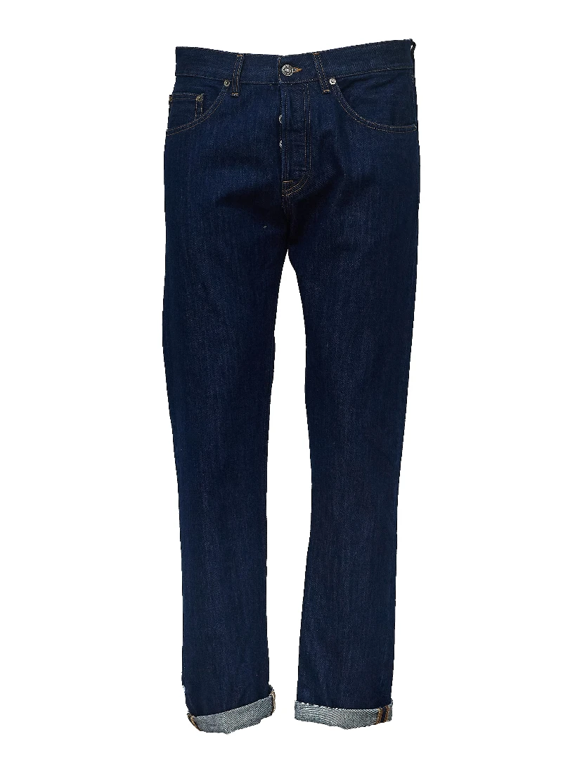 Jeans Icon Relax Regular Fit In Blue 12.5 Oz Rigid Denim