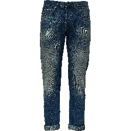 Jeans Icon Relax Regular Fit In Blue 12.5 Oz Cross Rigid Denim