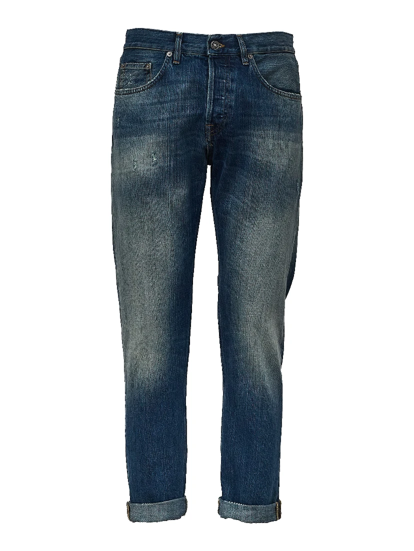 Jeans Icon Relax Regular Fit In Blue 12.5 Oz Cross Rigid Denim