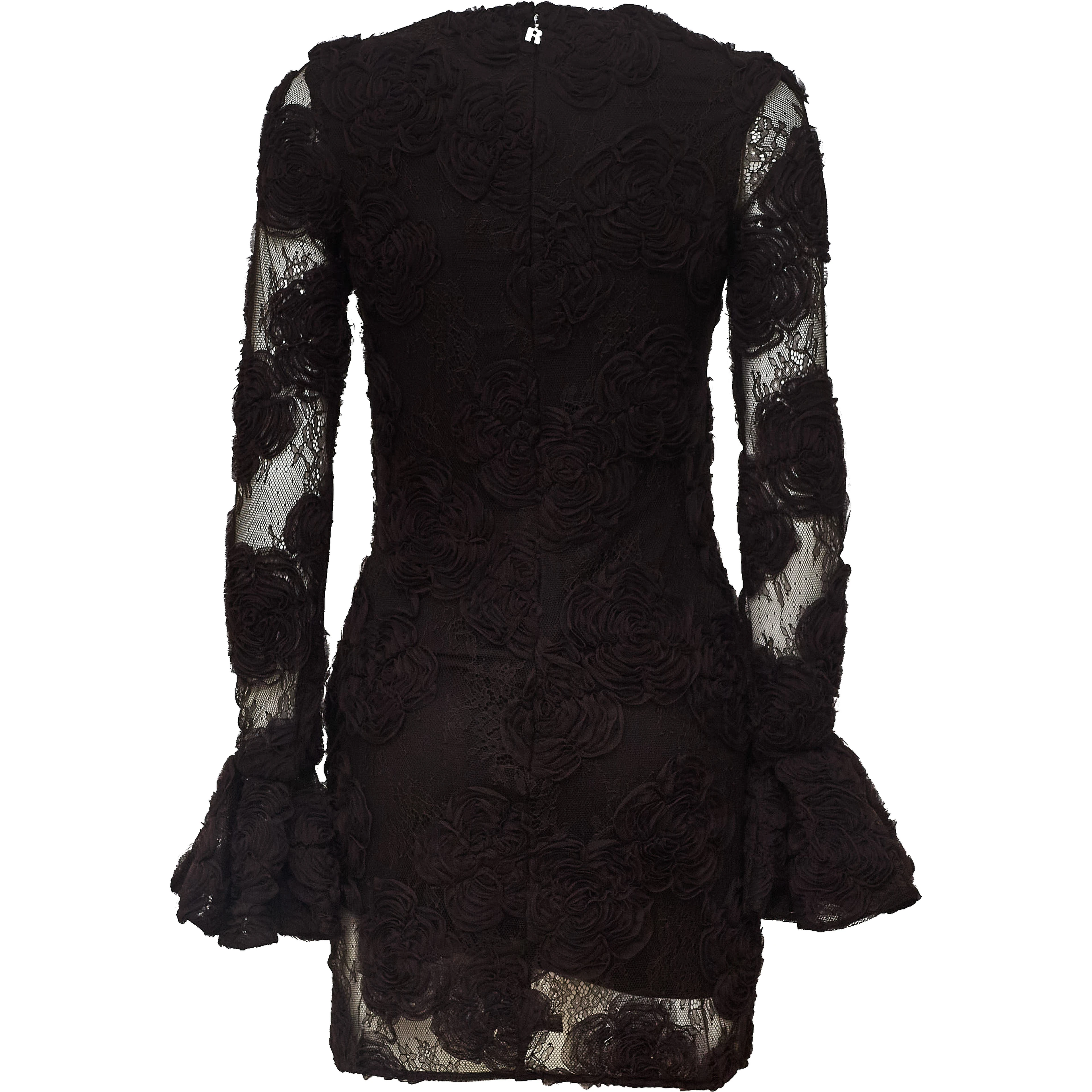 Rositana 3D Flower LS Mini Dress