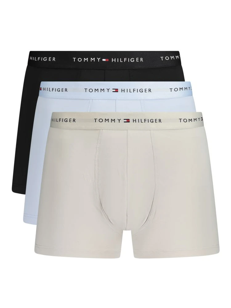 Blue Polyester Men's Boxer