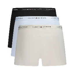 Blue Polyester Men's Boxer