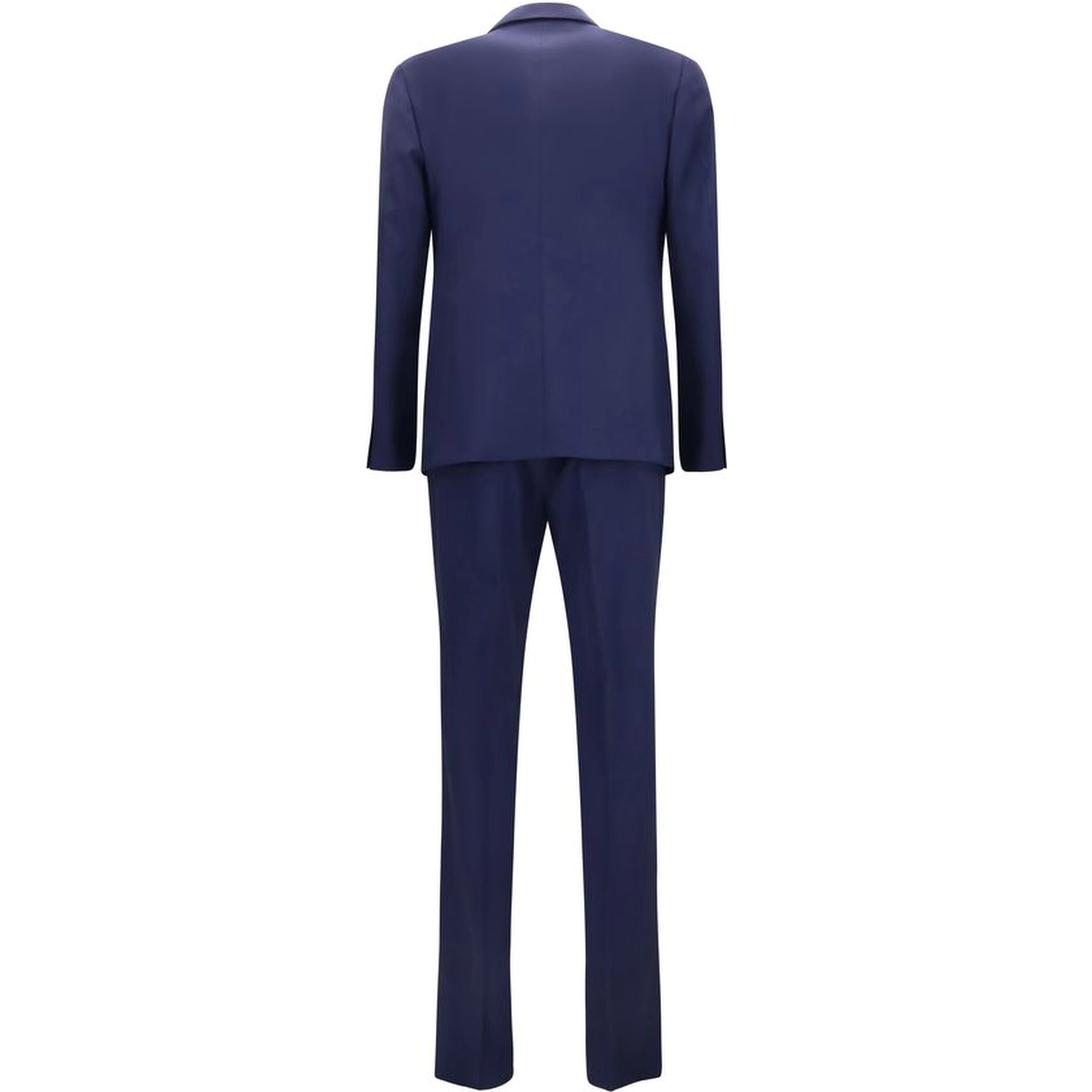 Blue Wool Oves Aries Two-Piece Suit