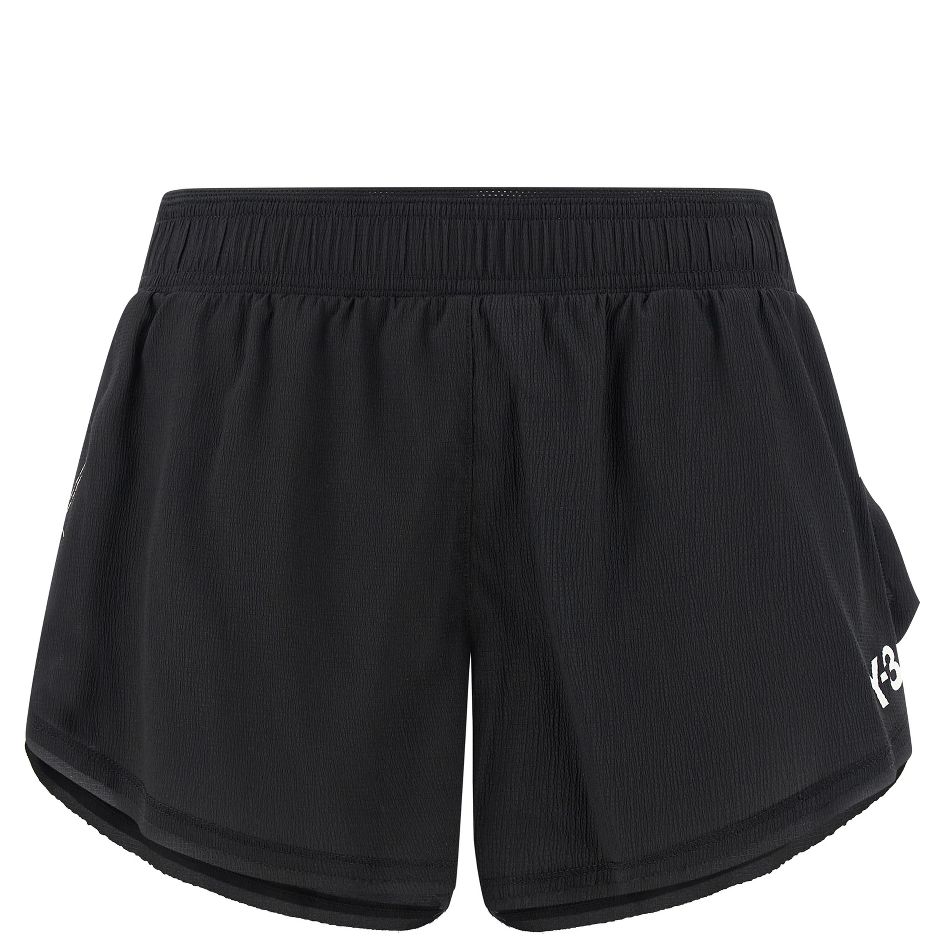 Black Polyamide Bermuda Shorts