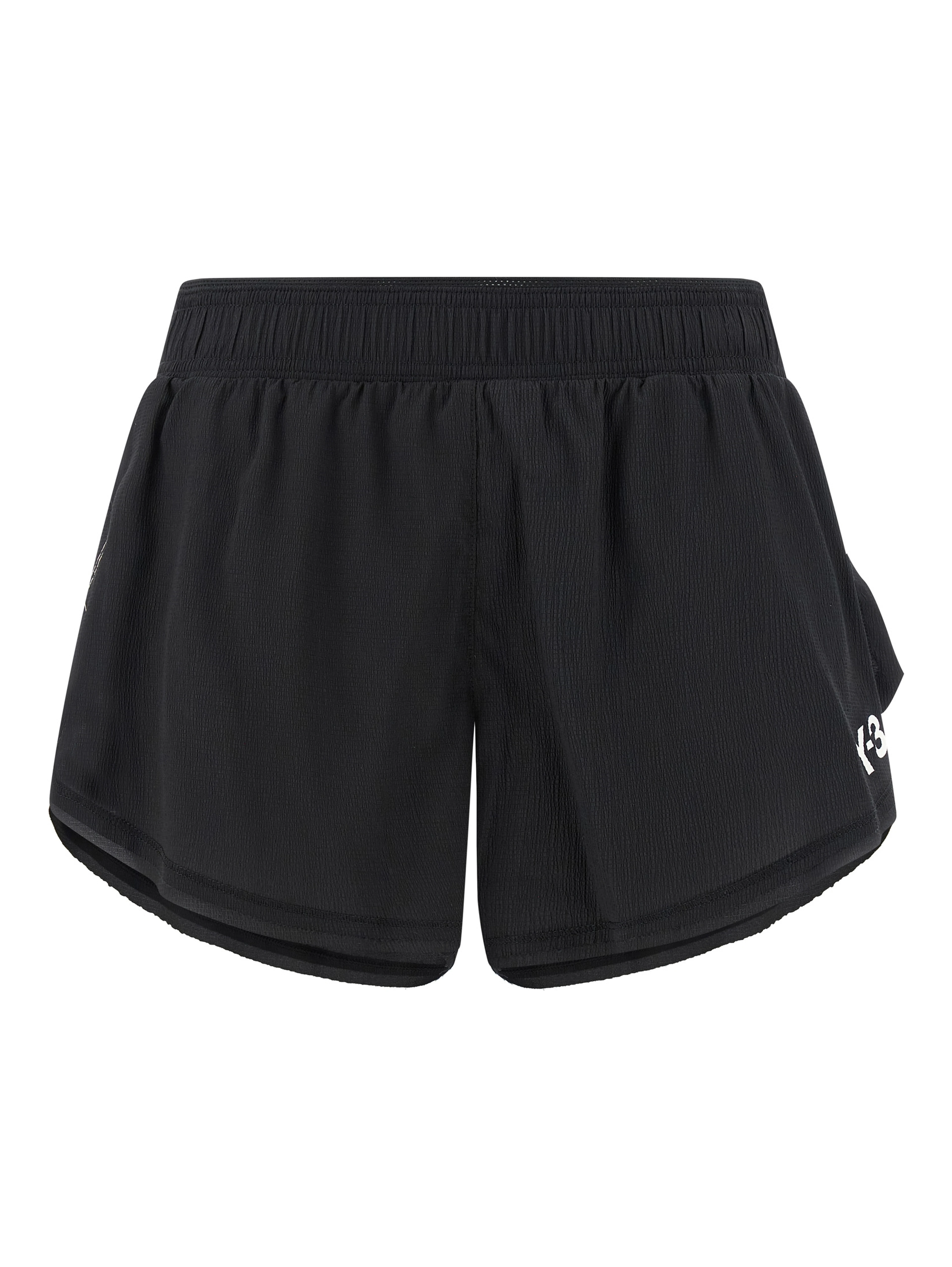Black Polyamide Bermuda Shorts