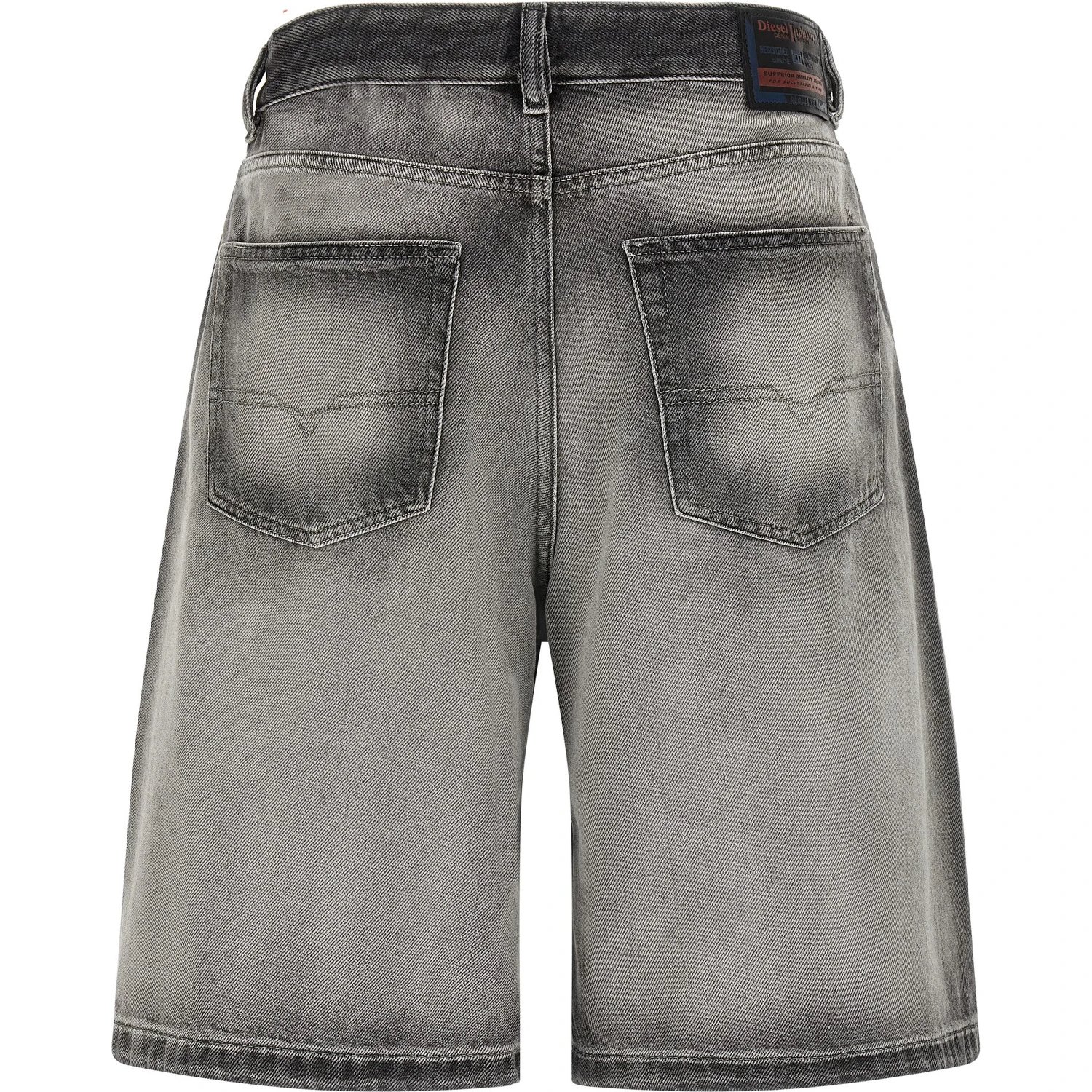 Gray Cotton Bermuda Shorts