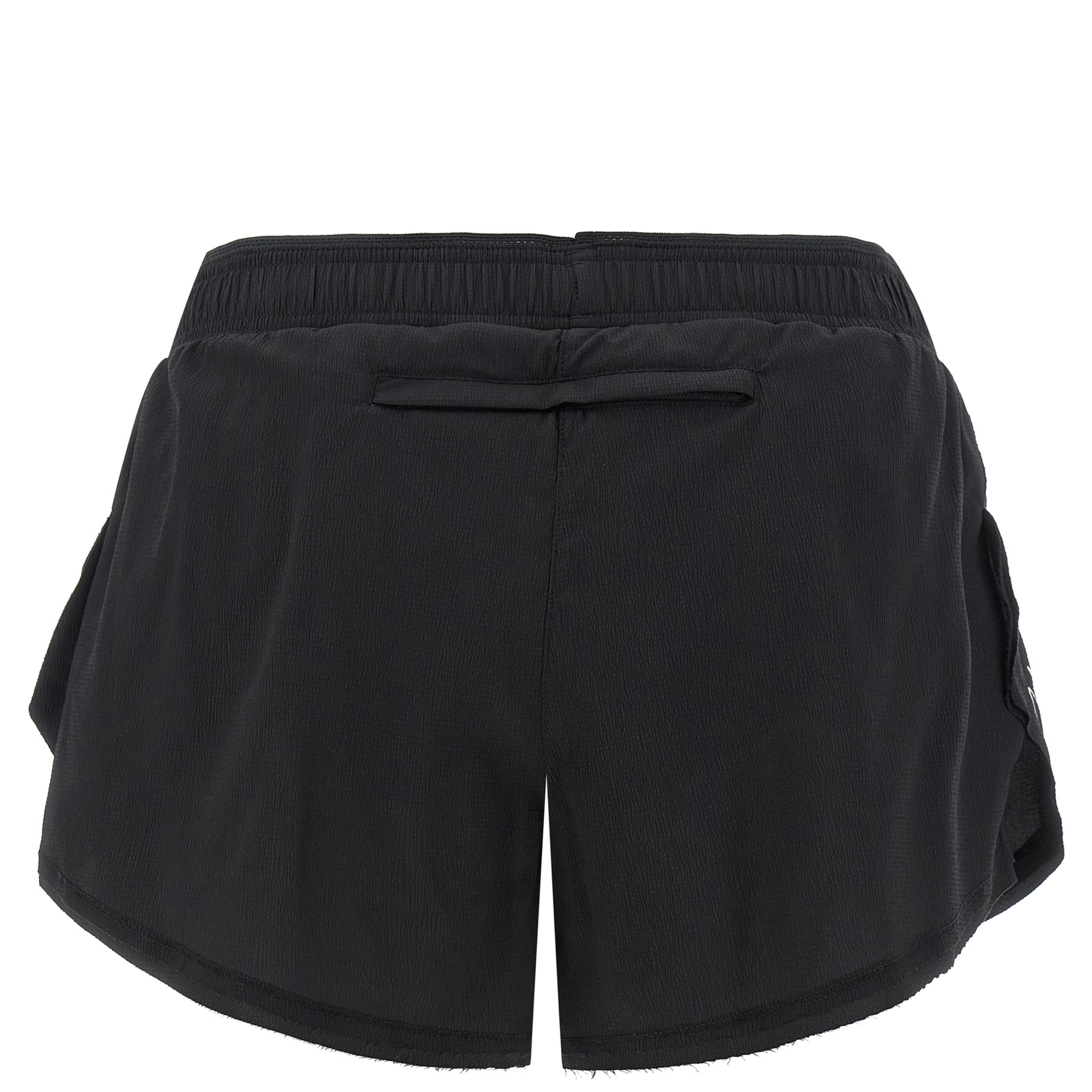 Black Polyamide Bermuda Shorts