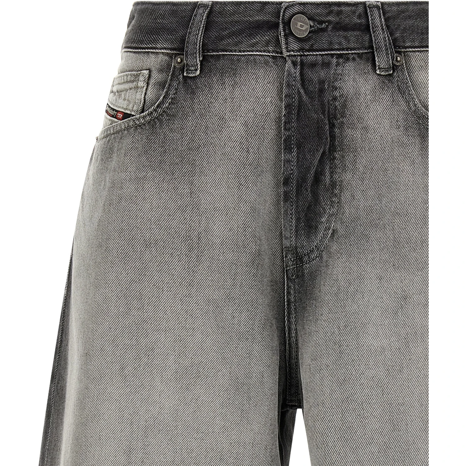 Gray Cotton Bermuda Shorts