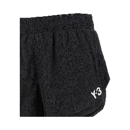 Black Polyamide Bermuda Shorts