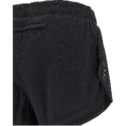 Black Polyamide Bermuda Shorts