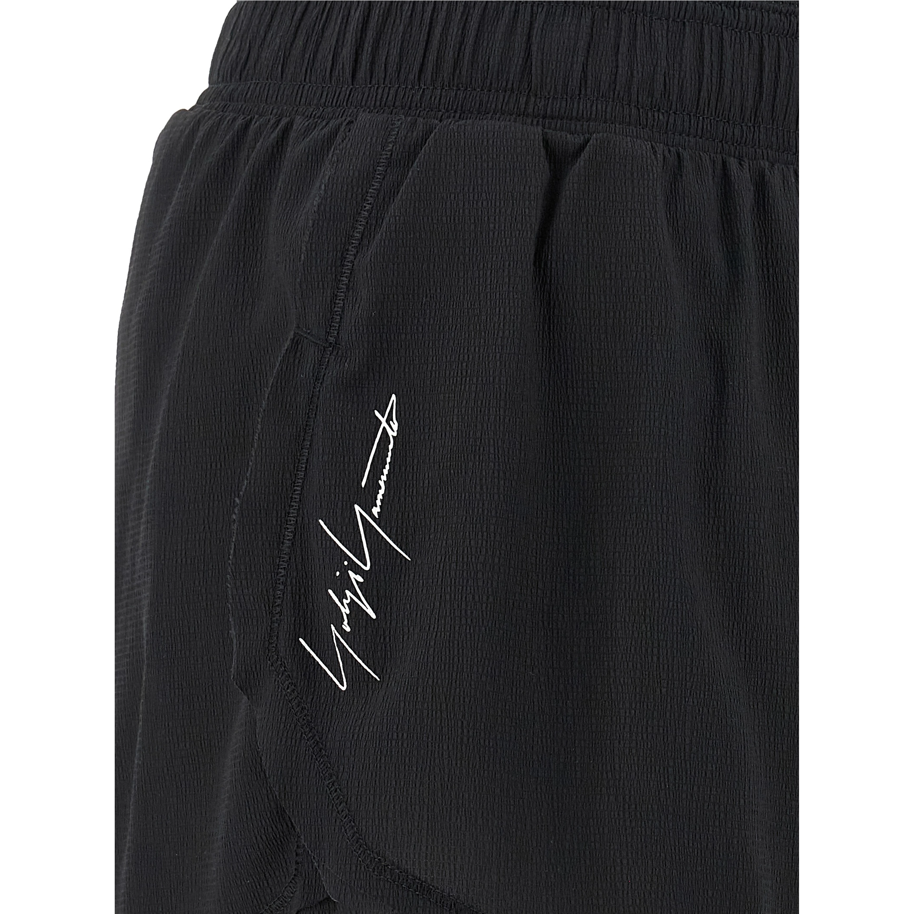 Black Polyamide Bermuda Shorts